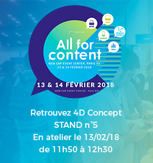 SAVE THE DATE - All for content - 13 & 14 février 2018